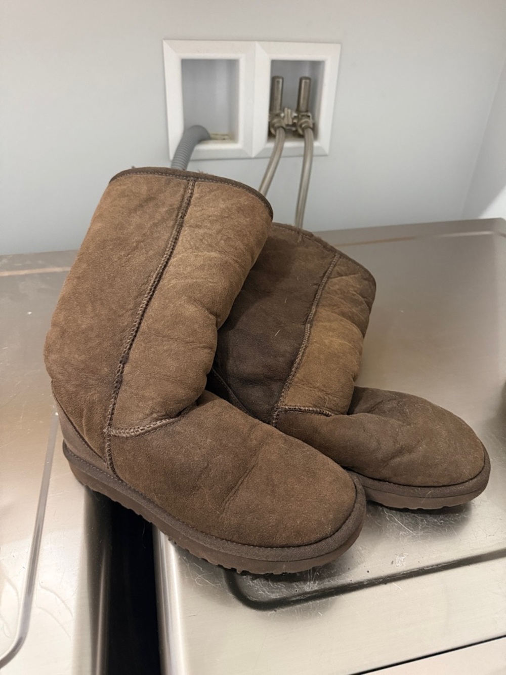 UGG Brown Suede Tall Classic Boots